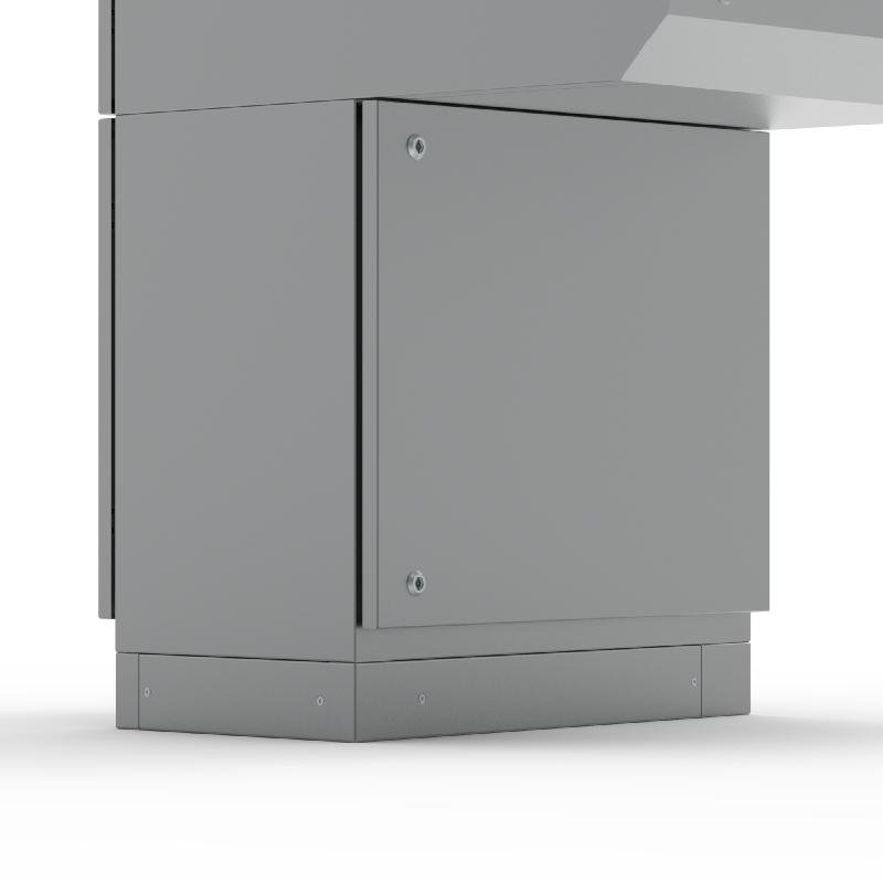 MSNS1105 nVent Hoffman Plinth, 100x1000x500, Stainless 304