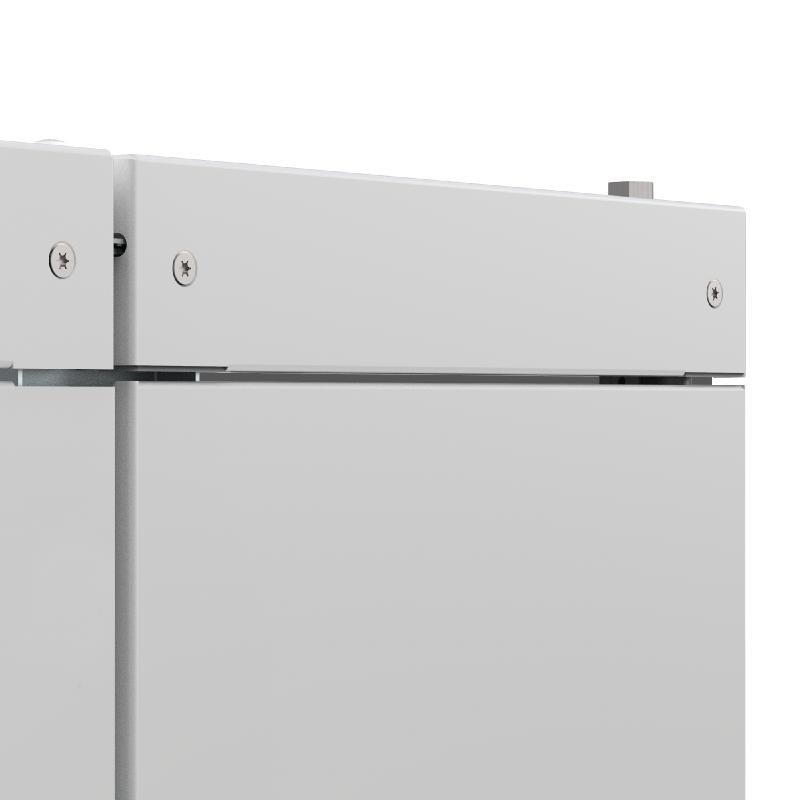 DPC0716R5 nVent Hoffman Front panel, 100+70x600, Mild steel, top and bottom