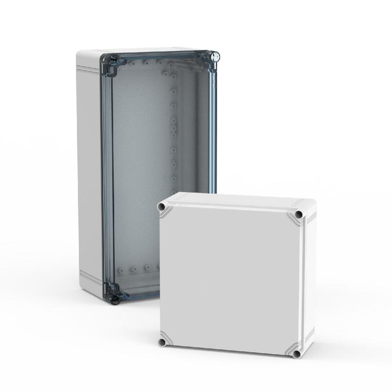 OABP306013TE nVent Hoffman Terminal box, 300x600x132, transparent cover, no MP, ABS, IP66