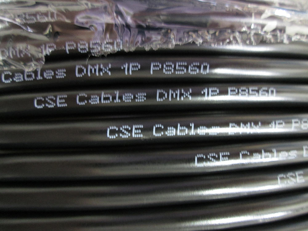 DMX Cable Black Sheath